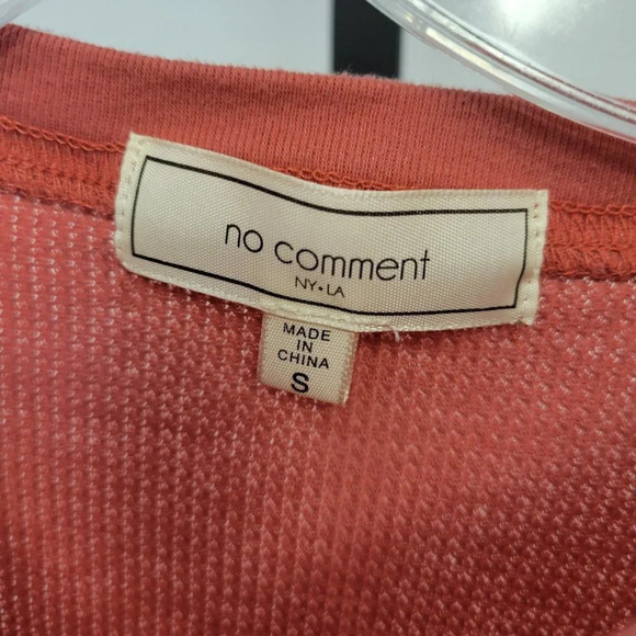 No Comment LA Waffle Weave Top - Picture 3 of 5